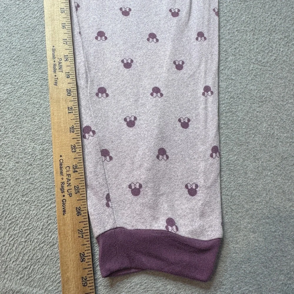 Disney Pajama Pants Womens XL Purple Minnie Mouse Jogger Sleepwear 1425605PA1-R - Picture 9 of 10